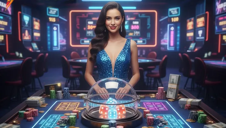Exciting casino promotions and bonuses at jljl77, with golden coins and vibrant graphics